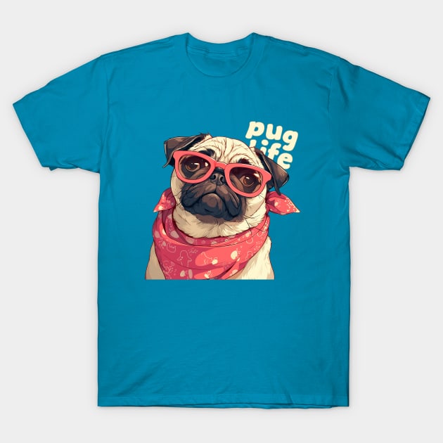 pug life T-Shirt by StevenBag